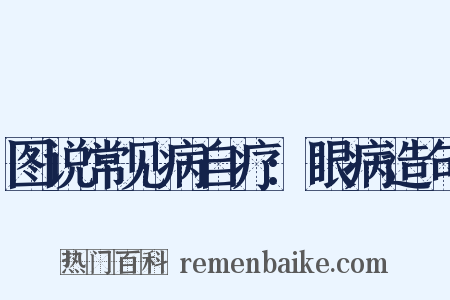 图说常见病自疗:眼病造句是什么意思的图片